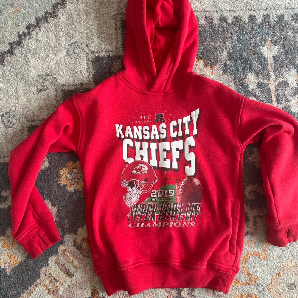 Abercrombie Kids Red Kansas City Chiefs Hoodie